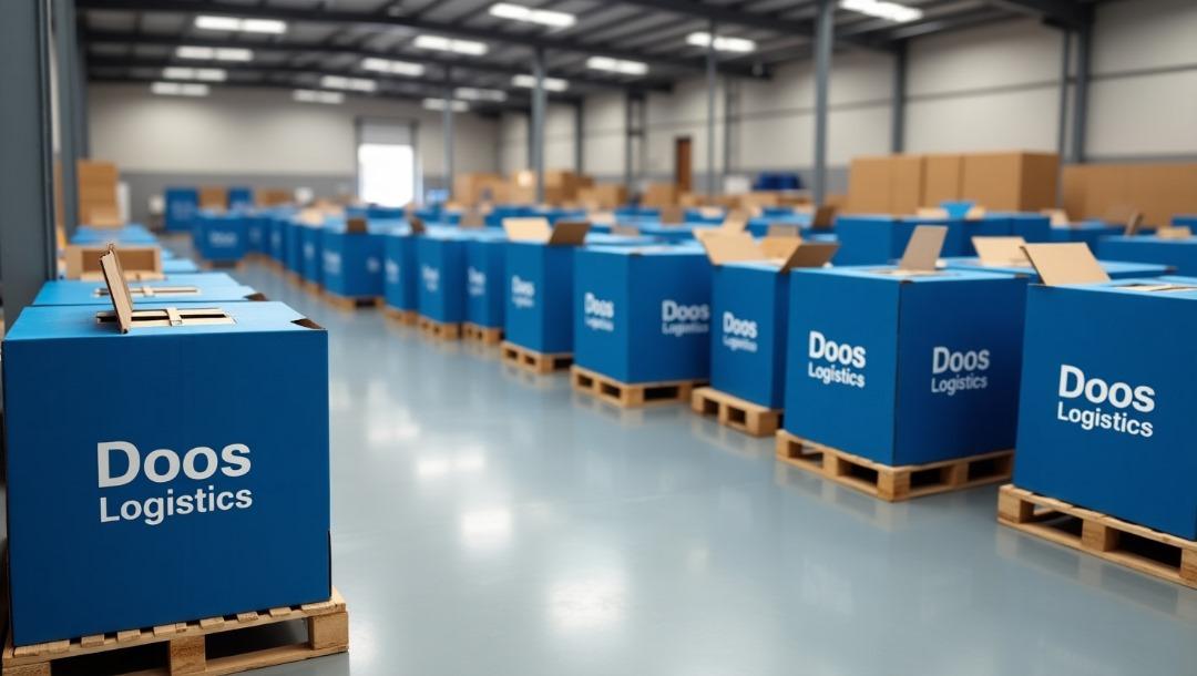 Logistics delivery in action